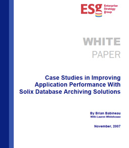 Case Studies in Improving Application Performance With Solix Database Archiving Solutions