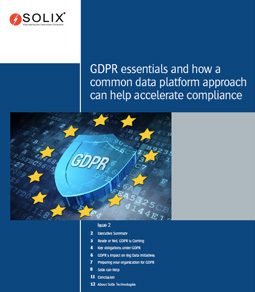 GDPR essentials and how a common data platform approach can help accelerate compliance