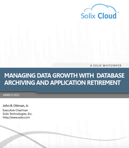 Managing Data Growth with Database Archiving and Application Retirement